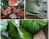 Foto langkah ke 3 dari resep Pepes Bumbu Sederhana (Ikan Asin dan Jantung Pisang).