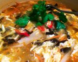 A picture of step 6 of Easy Hot and Sour Soup.