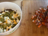 Saam de ensalada de lentejas