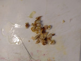 Remolacha al ajillo con fideos cabello de ángel