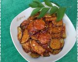 Foto langkah ke 7 dari resep Terong Crispy Siram Saus Thai.