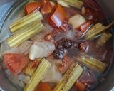 A picture of step 2 of Drumstick soup.