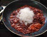 A picture of step 4 of Beetroot Halwa.