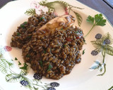 Foto del paso 9 de la receta: Arroz negro con chipirones rellenos