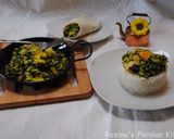 A picture of step 12 of Persian sour herbs stew (Torshi tareh).