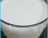 A picture of step 1 of Double chocolate cream frappe.