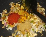 A picture of step 8 of Rajasthani Govind Gatta pulao.