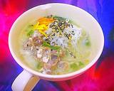 Yang Kalguksu AKA Mie Sup Kambing Korea langkah memasak 3 foto