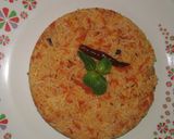A picture of step 5 of Tomato carrot rice.