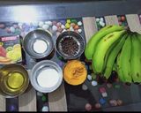 A picture of step 1 of Raw Banana Farali Wafer.