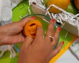 A picture of step 7 of Stuffed mango malai kulfi.