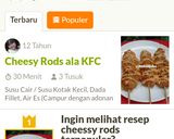 Foto langkah ke 5 dari resep Cheesy Rods ala KFC.