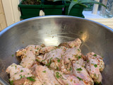 Roasted Chicken Wings with Homemade Spicy Garlic Mayo