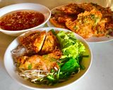 Hình bước làm 3 của món Bún bánh tép (tôm)chiên bột