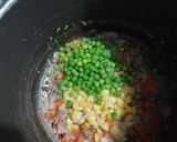 A picture of step 5 of Brown rice tawa pulav.