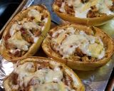 A picture of step 7 of Spaghetti Squash Breakfast Boats.
