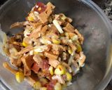 A picture of step 1 of Pig in a blankets Homemade chicken puffs.