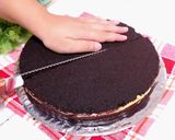 Foto langkah ke 22 dari resep BROWNIES CHEESECAKE CAKE KUKUS | Moist, Nyokelat, Nyuss.