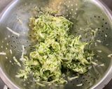 Une image de l'étape 4 de Croquettes de courgettes au parmesan et coriandre.