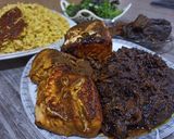 عکس مرحله 5 از دستور 🖇️🦋ماهی سرخ کرده همراه با حشو و رشته پلو و ترشی بادمجون جنوبی👌🏻👍🏻