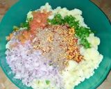 A picture of step 3 of Alu kabab.