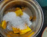 A picture of step 2 of Mango lassi.
