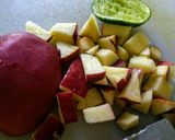 Foto del paso 2 de la receta ENSALADA Dulce de Frutas🍎🍋y 🥕🥒🌽Vegetales...!