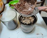Foto langkah ke 9 dari resep Parfait Ubi Kurma Cokelat.
