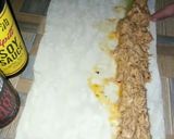 A picture of step 8 of Puff chicken bread.