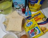 Foto langkah ke 1 dari resep Puding Roti Tawar Merah Putih.