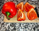 Foto del paso 2 de la receta: Pimientos rojos quesobrasada