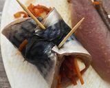 Une image de l'étape 2 de Filet de maquereau au comté.