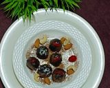 A picture of step 6 of New Year Party Special Mixed Seeds, Chocolate, Fruits and Nuts Truffles.
