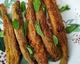 A picture of step 2 of Bombil fry bombay duck.