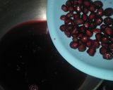 A picture of step 1 of Anar ki chutney.