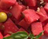 Foto del paso 6 de la receta: Postre de verano: Sandía y melón, con frutos secos
