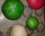 Foto langkah ke 2 dari resep Bakpao karakter semangka.