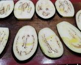 Foto del paso 2 de la receta Rollitos de berenjena rellenos de espinacas