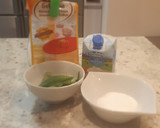 Foto del paso 1 de la receta: Panna Cotta de albahaca
