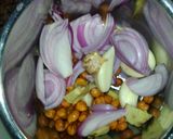 A picture of step 3 of Kala chana chole(Black chickpea​ chole).