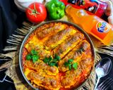 عکس مرحله 2 از دستور کدو شکم پر پنیری solmaz