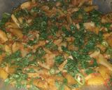 A picture of step 6 of Potatoes and Arvi ka Salan.