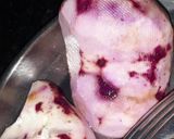 A picture of step 1 of Purple yam chips.