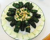 Hình bước làm 10 của món Lươn cuốn lá lốt