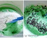Foto langkah ke 2 dari resep Mint Choco Chips Cookie.