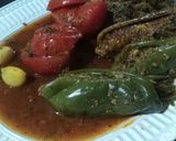 عکس مرحله 1 از دستور شکم پر خوشمزه جاتون خالی دوستان گلم ،😍😉☺️🫑🌶️🍆🥘🥣🍜
