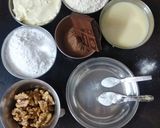 चॉकलेट अक्रोड केक (Chocolate akrod cake recipe in marathi) रेसिपी स्टेप 1 फोटो