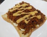 Foto langkah ke 3 dari resep Sandwich Telur Abon Klasik.