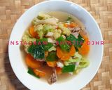 Foto langkah ke 3 dari resep Sop jamur, wortel & kembang kol.
