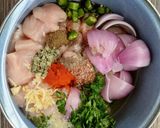 عکس مرحله 2 از دستور سوولاکی مرغ یونانی 🌸